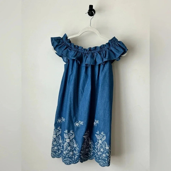 JOA Off the Shoulder Embroidered Dress - Size XS - NWT - Picture 2 of 13